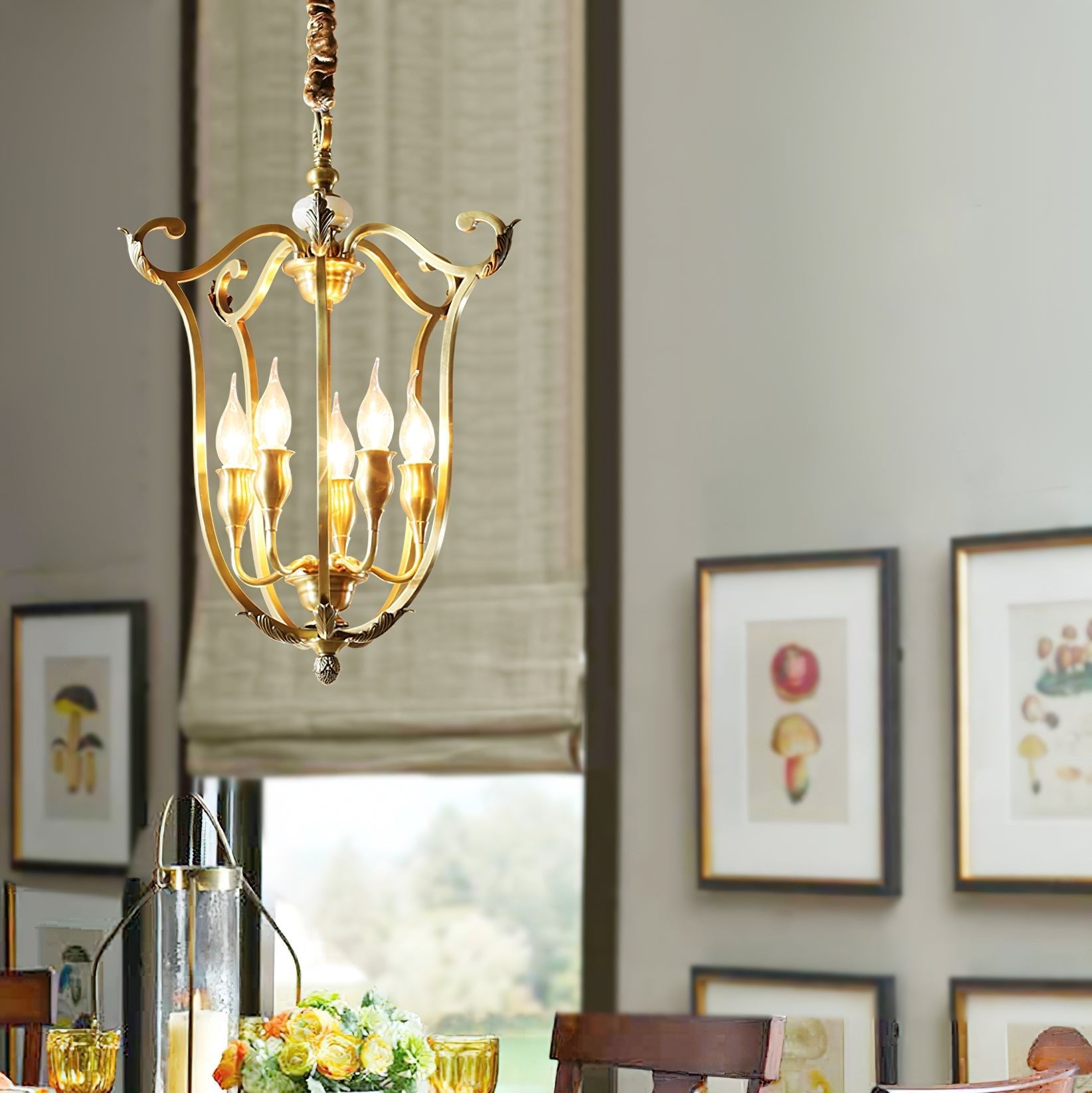 Farmhouse Lantern Pendant Lamp