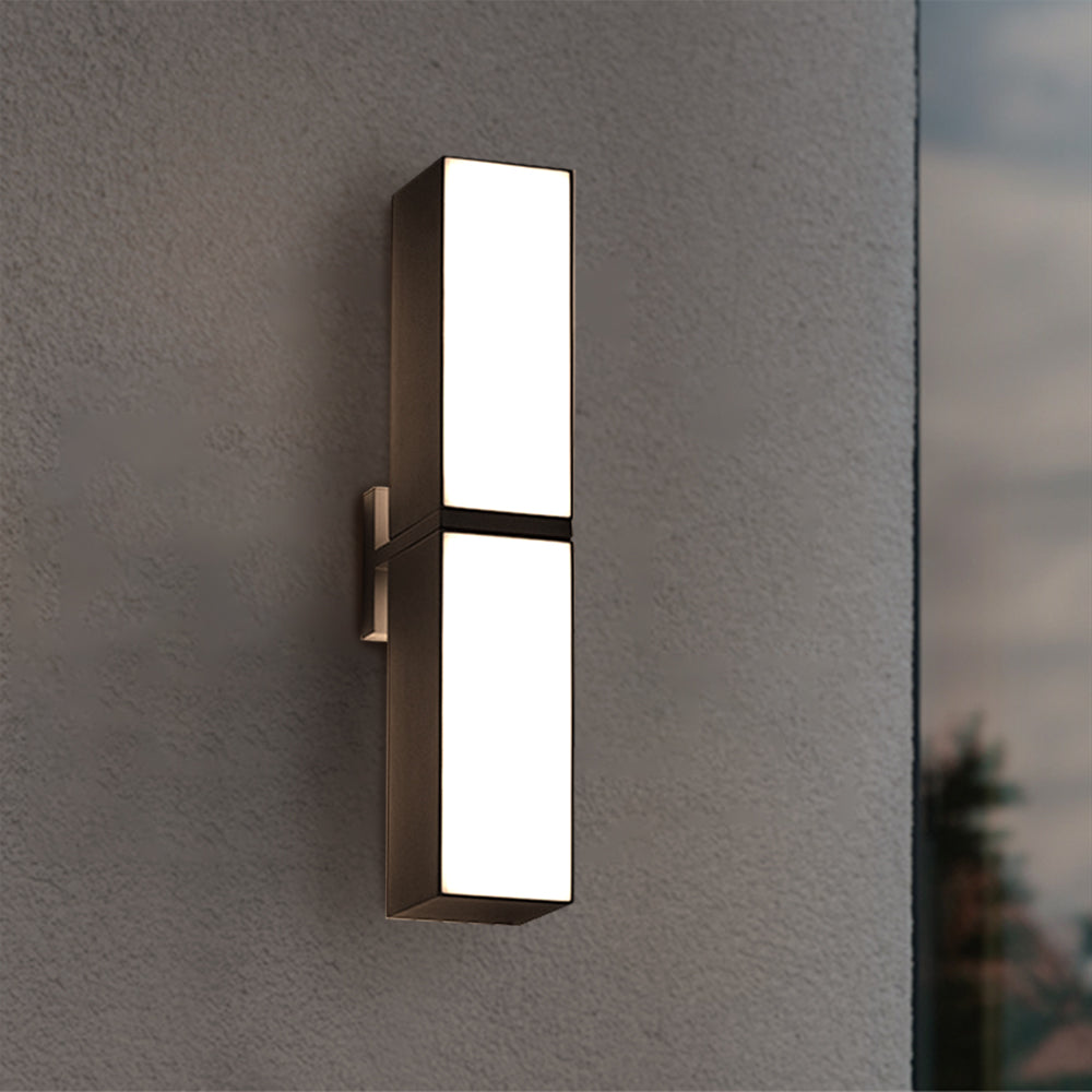 Modern Geometry Rotatable Outdoor Waterproof Wall Lamp