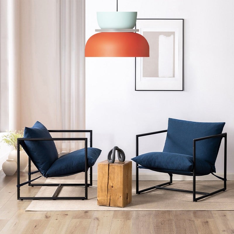 Colorful Bowl Shade Pendant Light