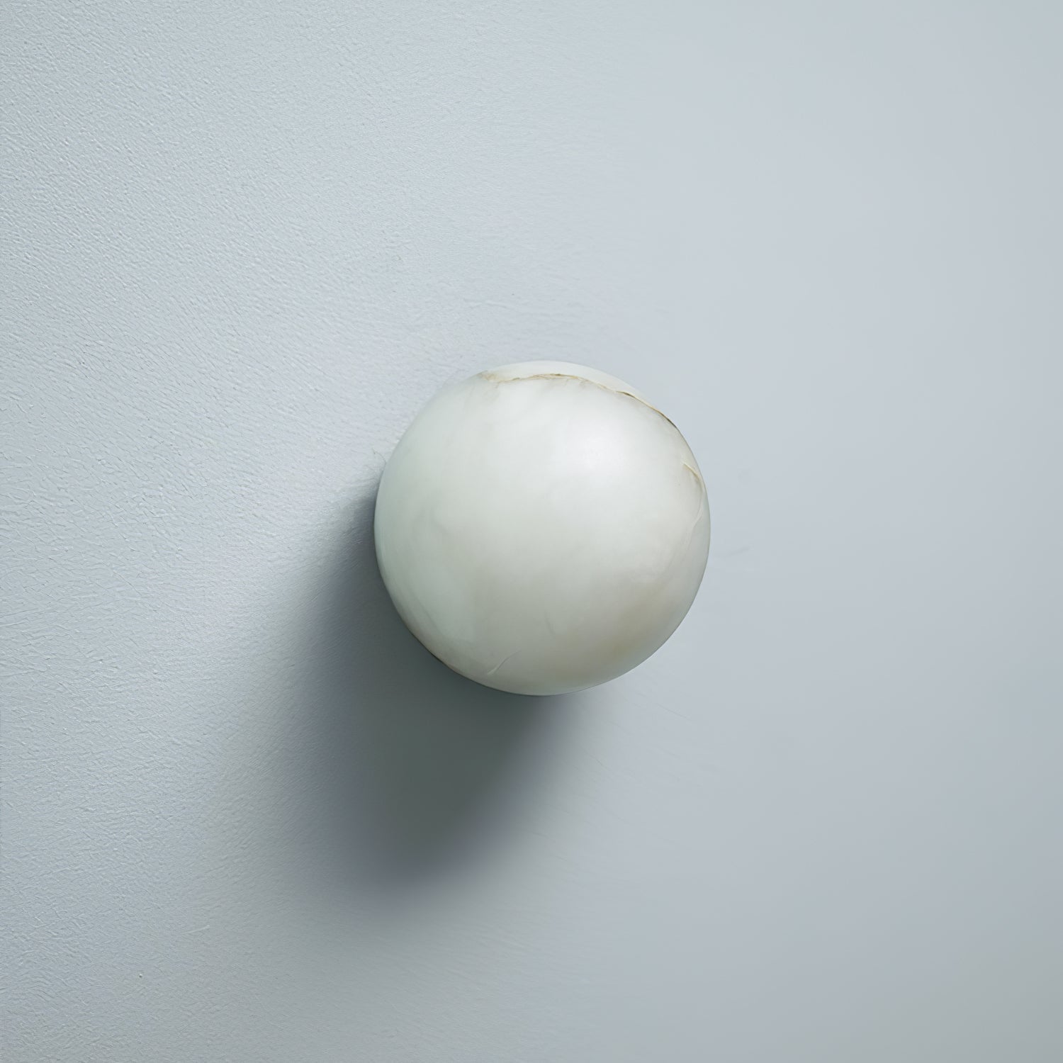 Alabaster Elegance Mini Orb Wall Lamp