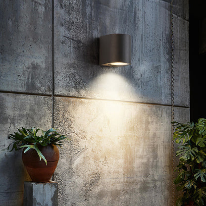 Minimalist Metal Square Outdoor Wall Lamp