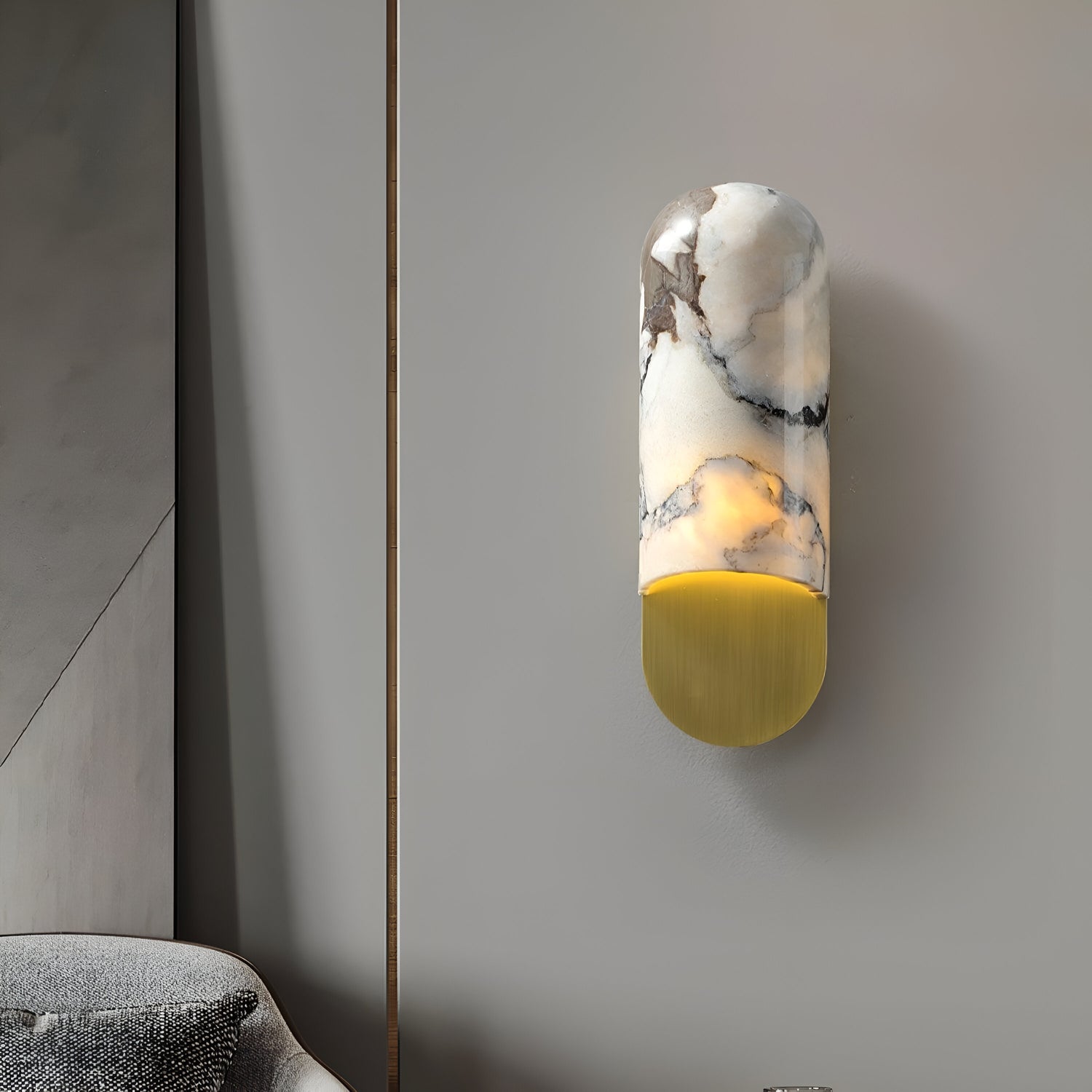 Morwenna Nordic Marble Cave LED Wall Light