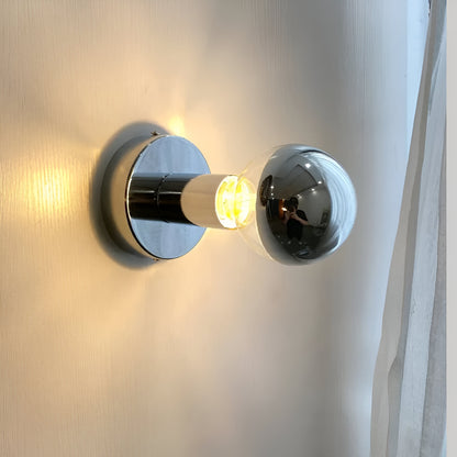 Bonnie Retro Iron Spherical Glass Wall Light