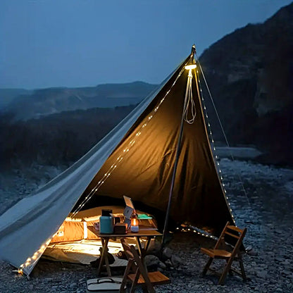 Retractable String Customizable Camping Light