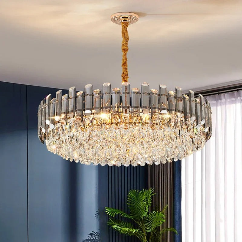 Gold Luxury Crystal Ceiling Chandelier