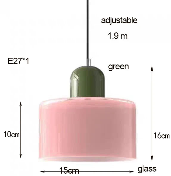 Nordic Glass Shade Pendant Light