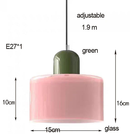 Nordic Glass Shade Pendant Light