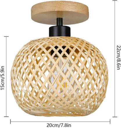 Handmade Ethereal Bamboo Ceiling Light