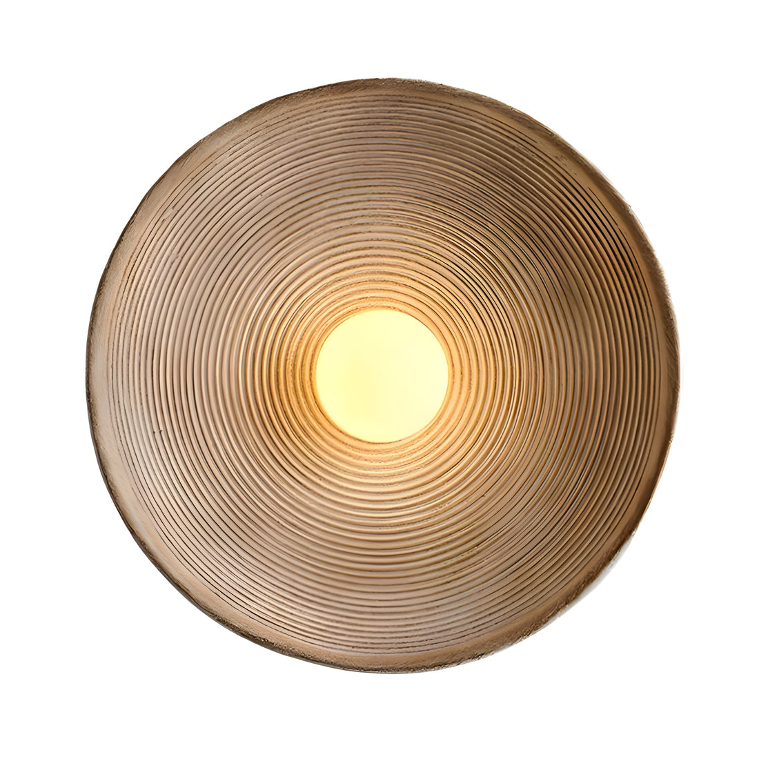 Retro Style Ceramic Round LED Wall Lamp