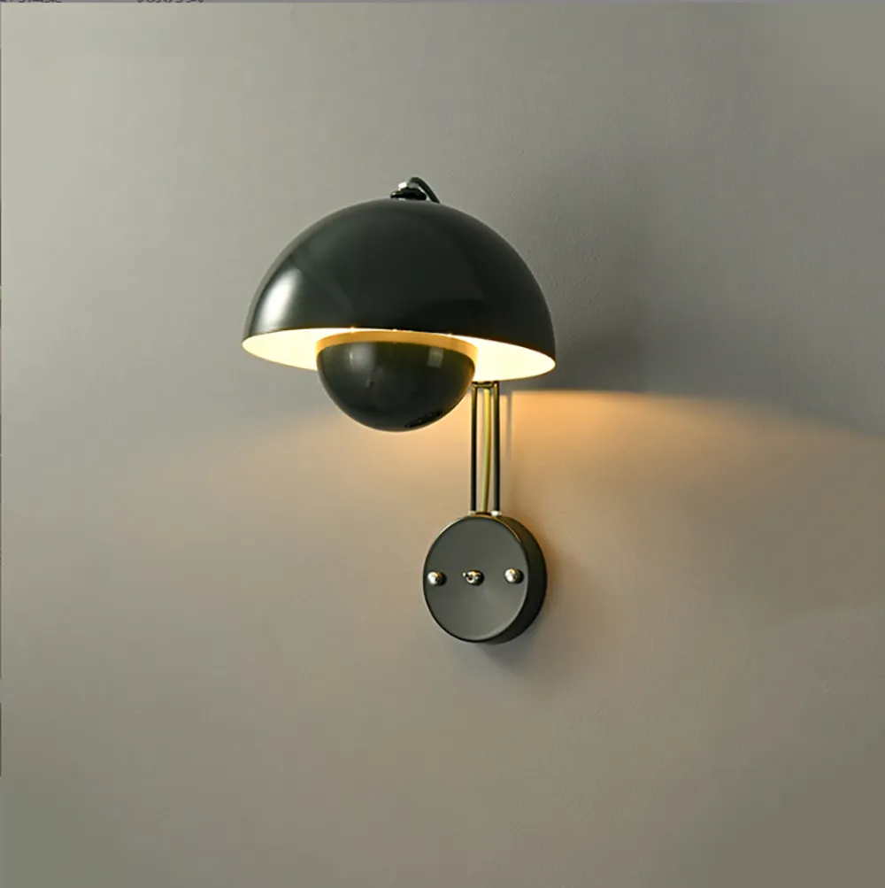 Nordic Style Mushroom Wall Lamp