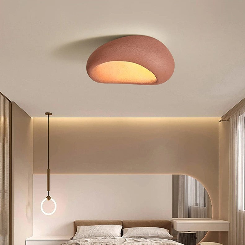 Lampada da soffitto LED in stile giapponese Wabi Sabi minimalista nordico