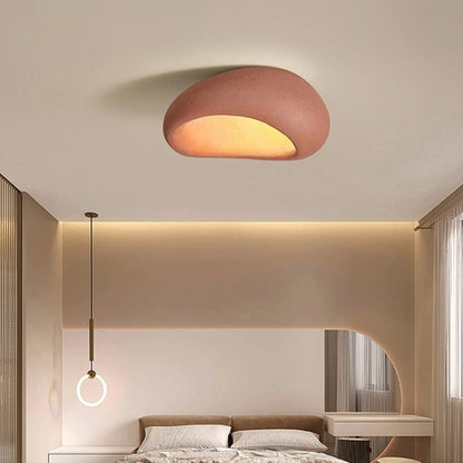 Lampe de plafond LED de style japonais Wabi Sabi minimaliste nordique