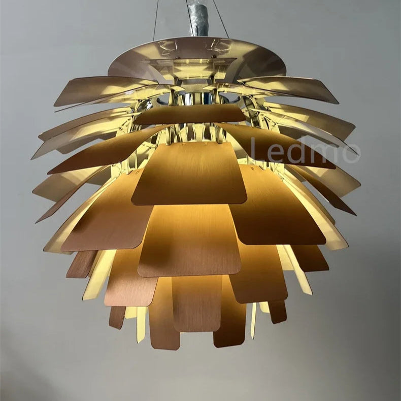 Artichoke Style Pinecone Modern LED Hanging Chandelier