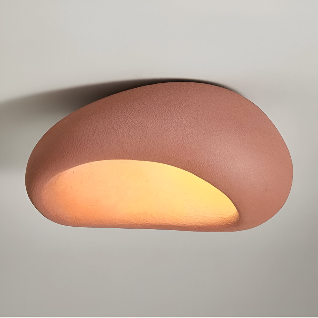 Lampada da soffitto LED in stile giapponese Wabi Sabi minimalista nordico