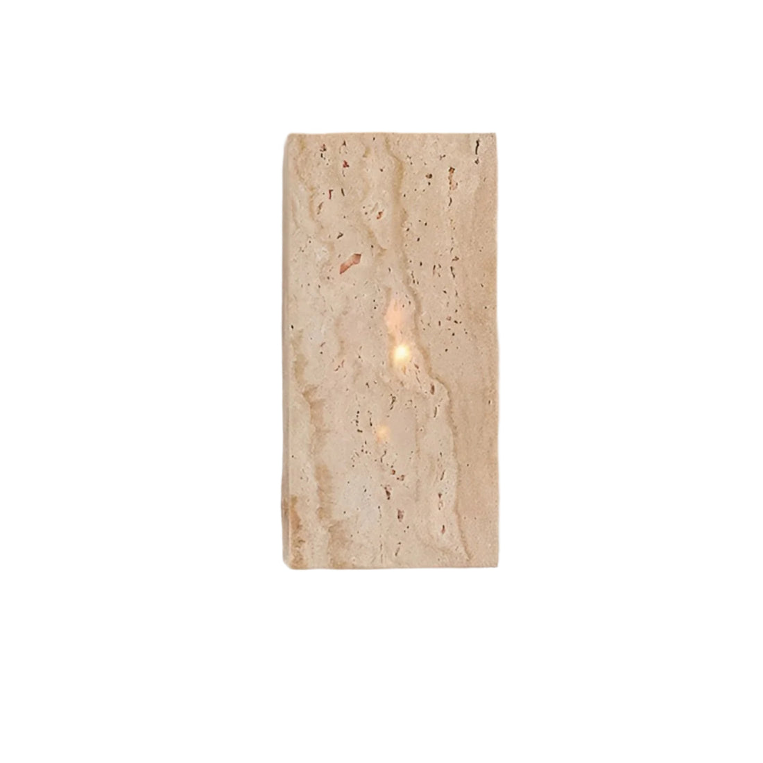 Travertine Stone Minimalist Outdoor LED Wall Light