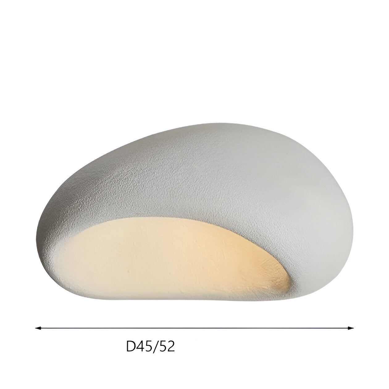 Lampada da soffitto LED in stile giapponese Wabi Sabi minimalista nordico