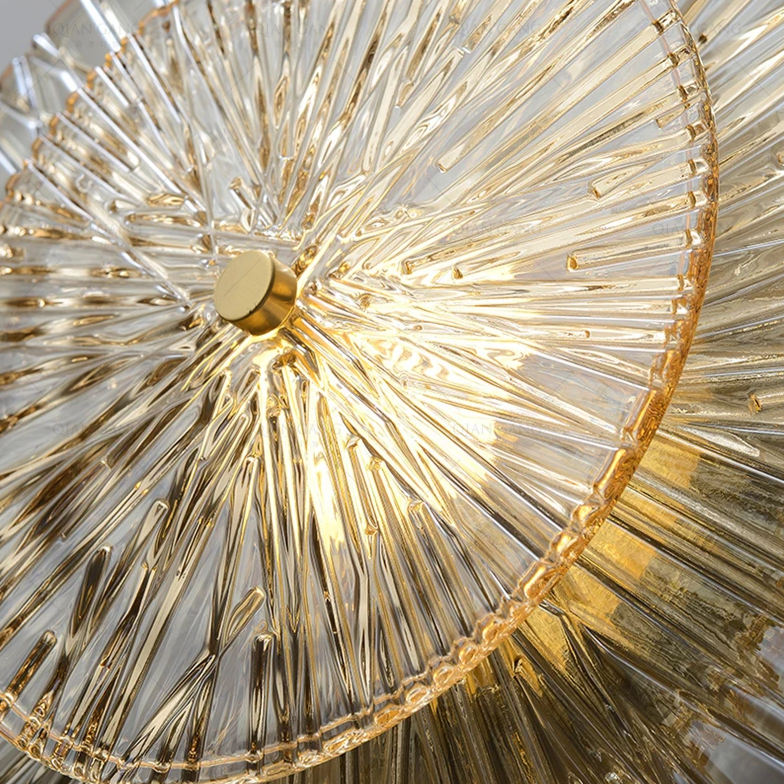 Round Crystal Wall Lamp