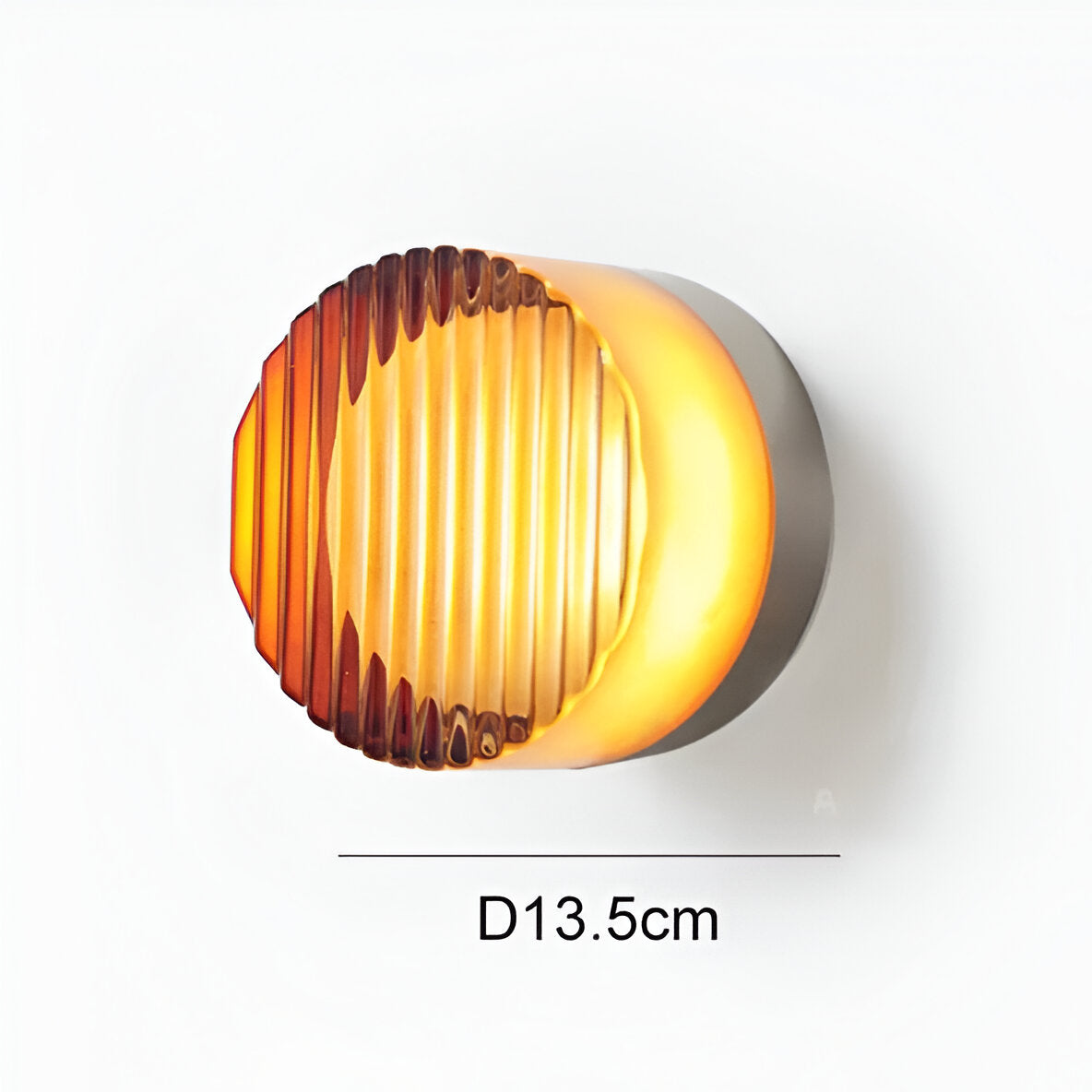 De Luminous Aluminium Wandlamp