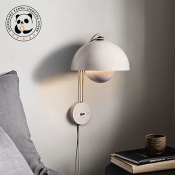 Nordic Style Mushroom Wall Lamp