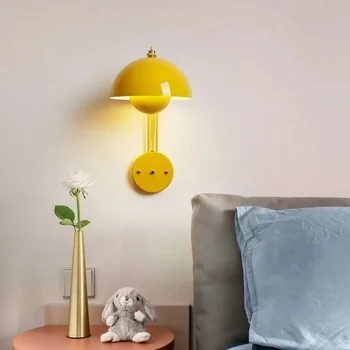 Nordic Style Mushroom Wall Lamp