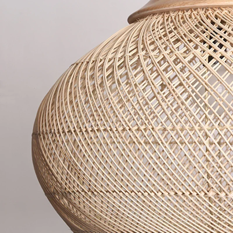 Boho Style Rattan Pendant Light