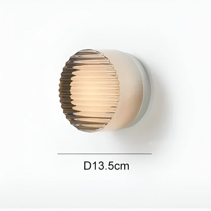 The Luminous Dimple Aluminium Wall Light