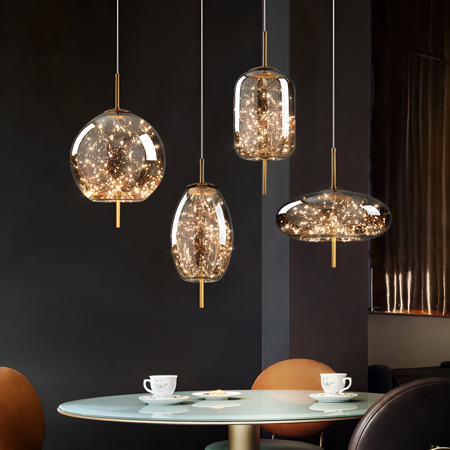 Nordic Luxury Modern Glass Hanging Lamp