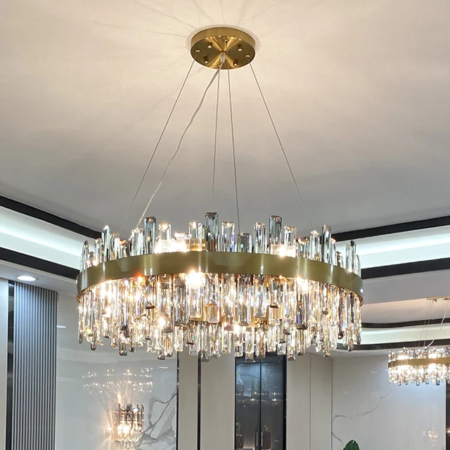 Chandelier en cristal atmosphérique