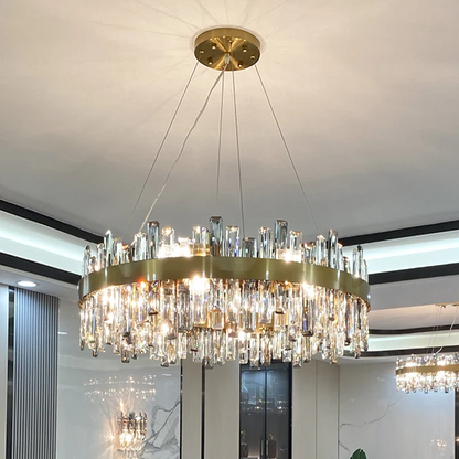 Atmospheric Pendant Crystal Chandelier