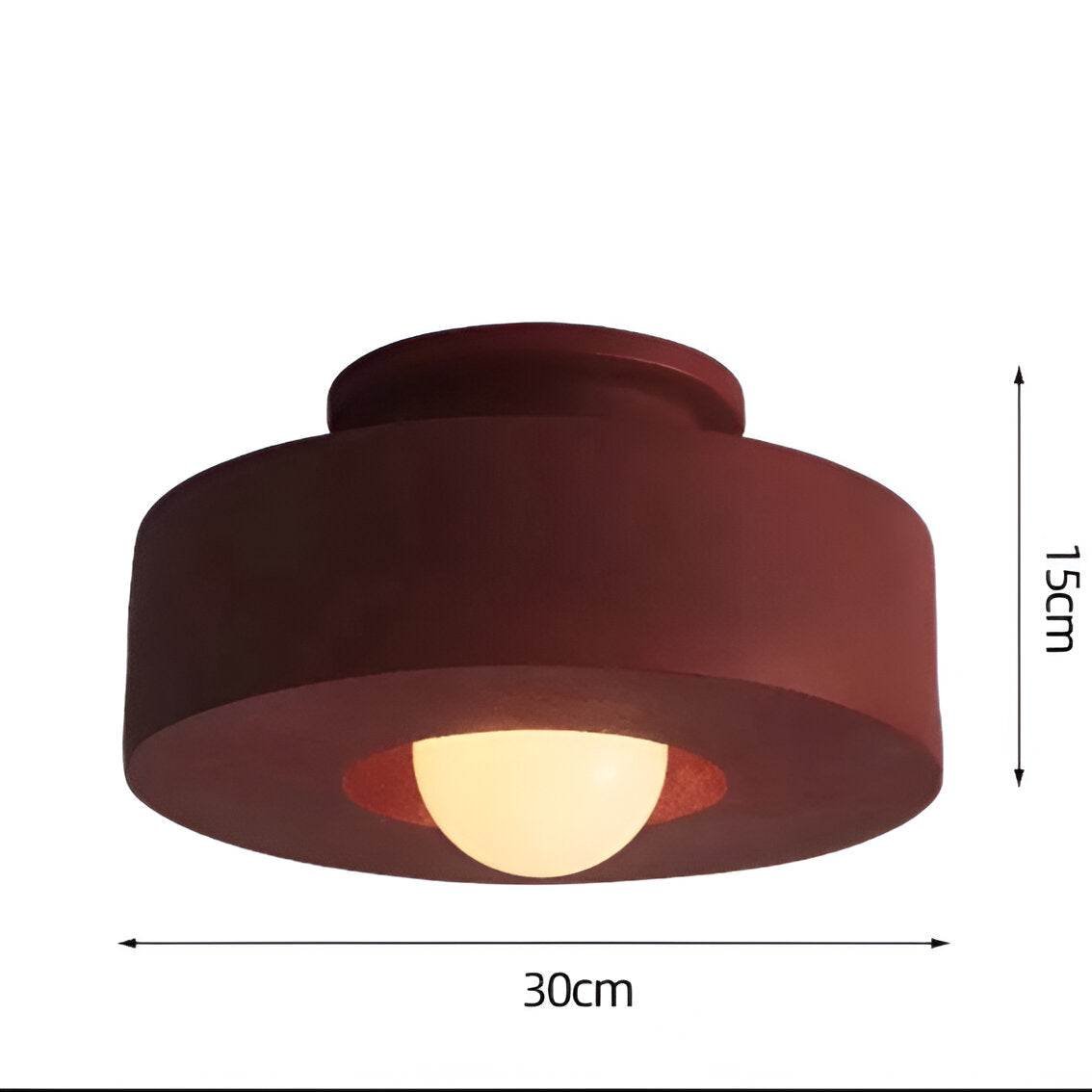 Lampada da soffitto a cerchio LED in stile nordico