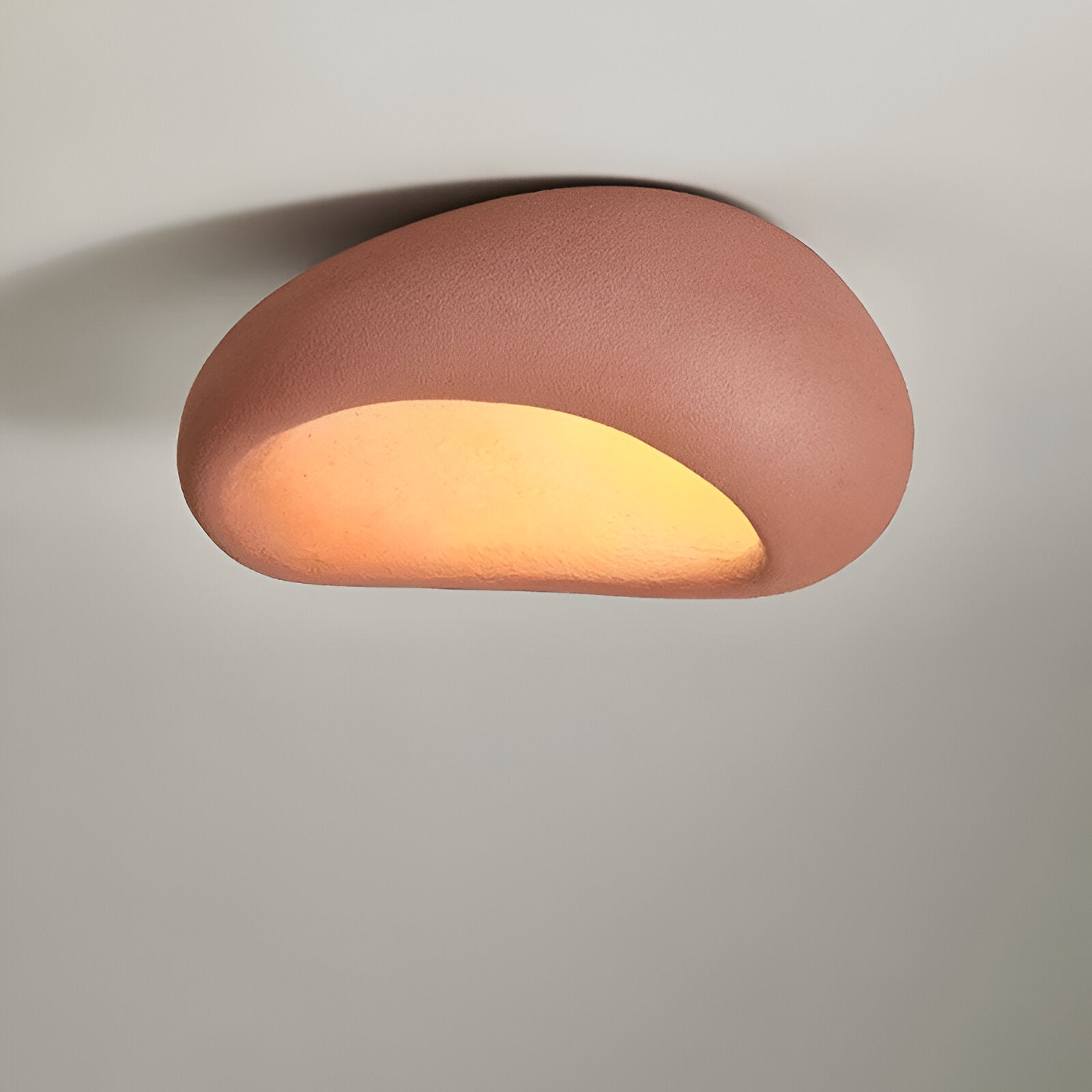 Lampada da soffitto LED in stile giapponese Wabi Sabi minimalista nordico