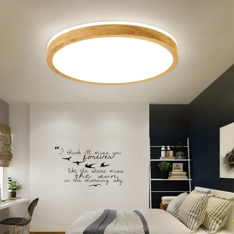 La lampe de plafond scandinave naturelle