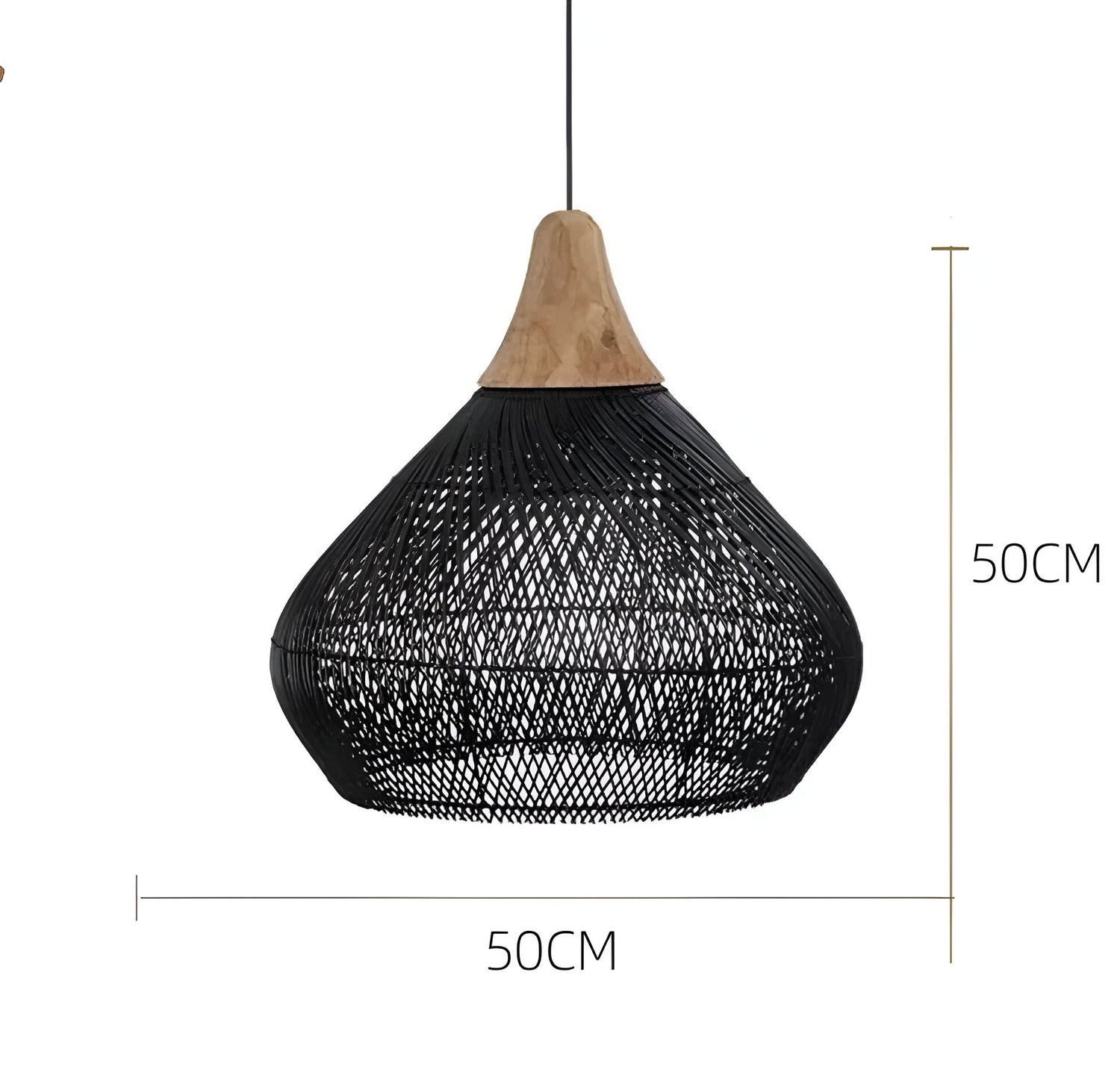 Boho Style Rattan Pendant Light