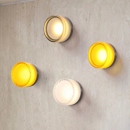 The Luminous Dimple Aluminium Wall Light