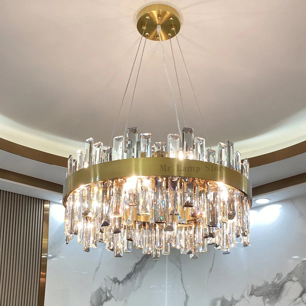 Atmospheric Pendant Crystal Chandelier