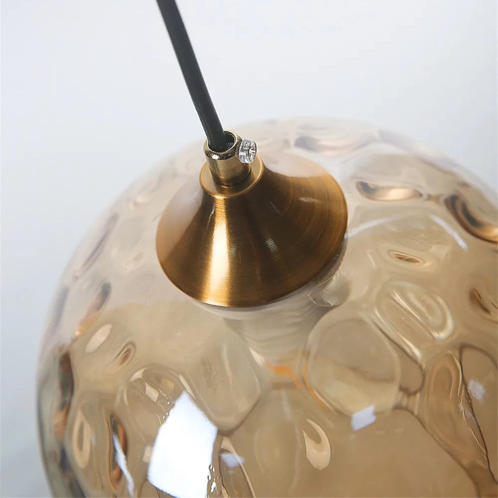 Modern LED Nordic Ceiling Glass Ball Pendant Lamp