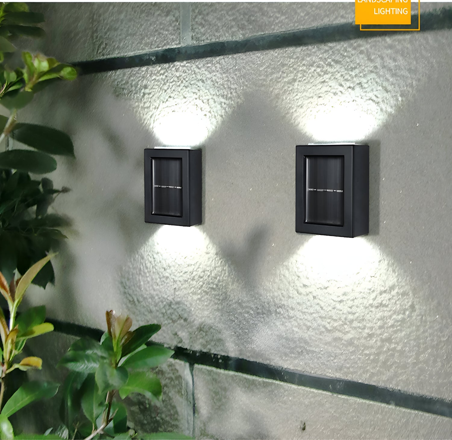 Solar Up and Down IP65 Waterproof LED Outdoor Wall Lamp