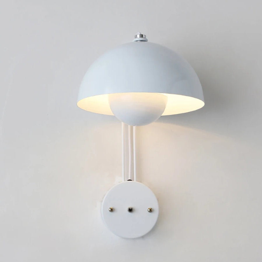 Nordic Style Mushroom Wall Lamp