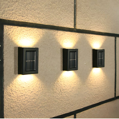 Lámpara de pared exterior LED impermeable IP65 Solar Up and Down