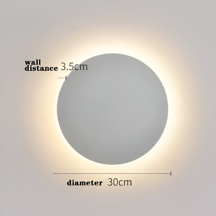 Moderne Nordische Runde LED Sensor Wandleuchte