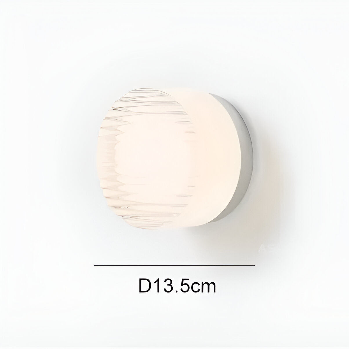 The Luminous Dimple Aluminium Wall Light