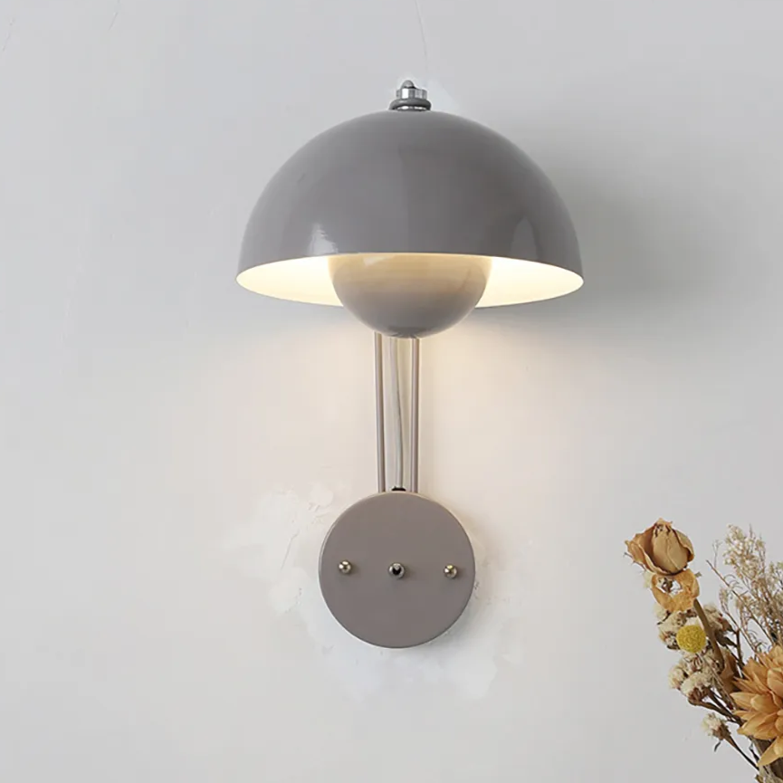 Nordic Style Mushroom Wall Lamp