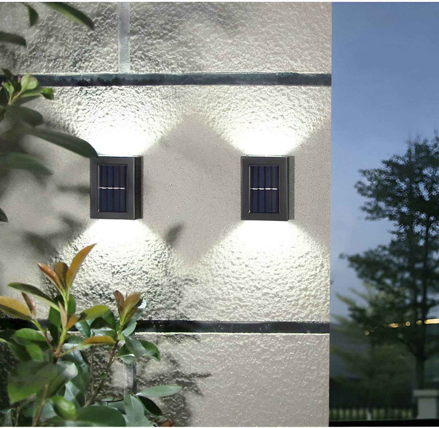 Lámpara de pared exterior LED impermeable IP65 Solar Up and Down