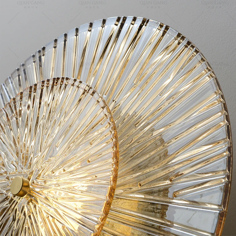 Round Crystal Wall Lamp