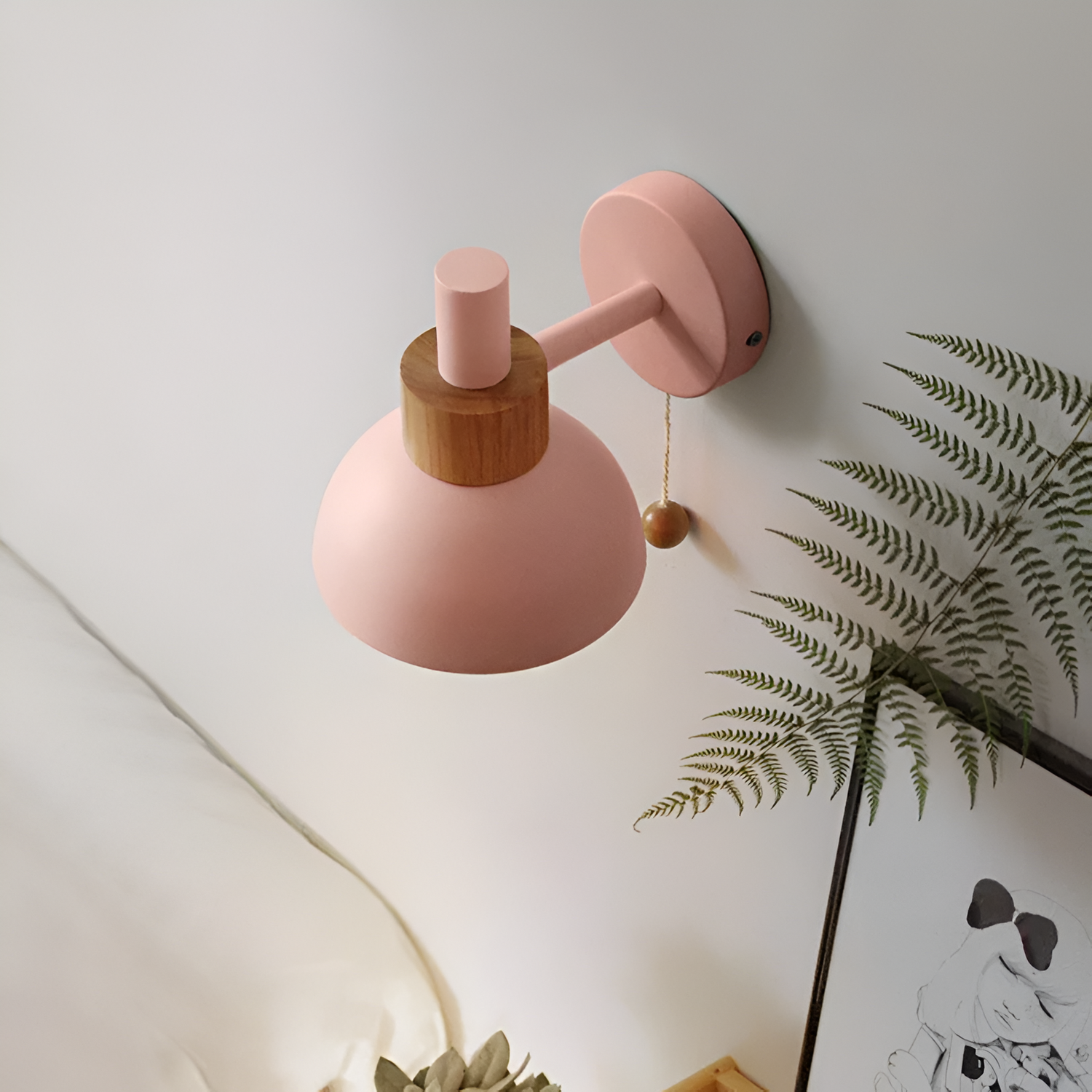 Nordic Macaron Flashlight Wall Lamp