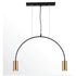 Duetto 2 light single arch pendant