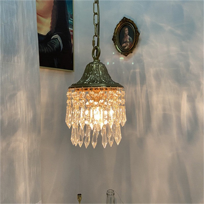 Lustre en fer en forme de goutte d&