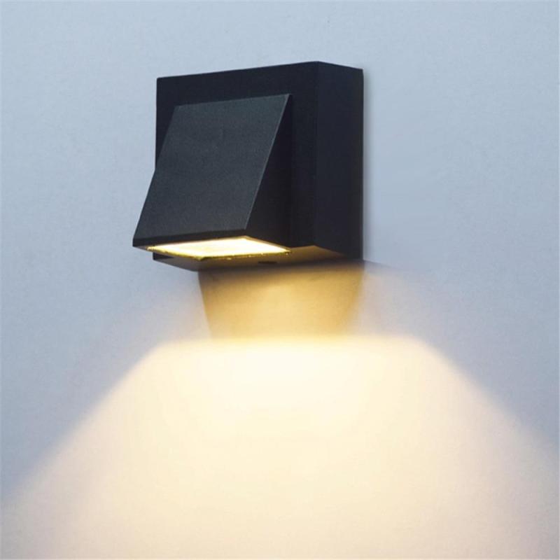 Lámpara de pared exterior LED moderna, duradera y a prueba de agua IP65