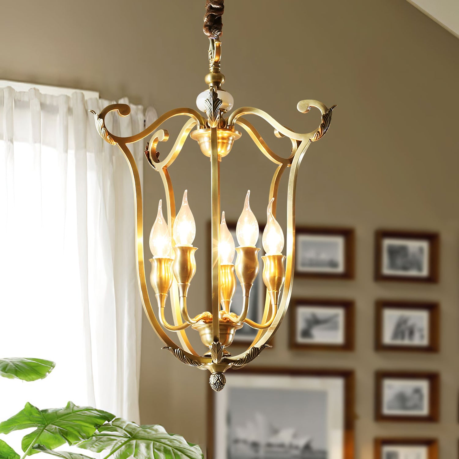 Farmhouse Lantern Pendant Lamp