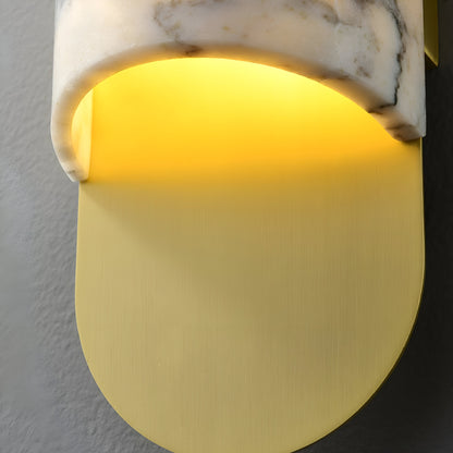 Morwenna Nordic Marble Cave LED Wall Light